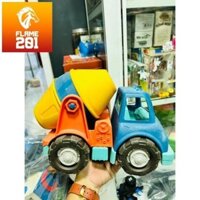 [2nd] Mô hình xe bồn Battat Wonder Wheels Cement Truck – Truck with Concrete Mixer – Moveable Parts