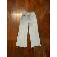 [2ND] Quần jean denim ZARA chính hãng auth ống suông