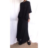 [2ndhand] Áo cổ tàu ren bồng bềnh