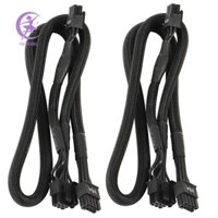 2pack 8 PIN TO Dual 8 PIN 6 PIN PCIE VGA Cáp cấp nguồn cho Supernova G2 G3 G5 P2 T2 GS G + 650 750 850 1000