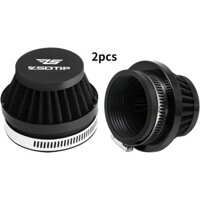 2pcs 35mm/38mm/42mm/45mm/48mm Mushroom Head Motorcycle Carburetor Air Filter Cleaner Intake Pipe Modified Scooter ATV