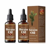 2PCS Batana Oil with Rosemary for Hair Growth - Nourish Scalp & Detox for Strong