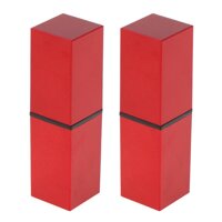 2Pcs Empty Lipstick Tube Lip Balm Container DIY Cosmetic Makeup Tools - Red