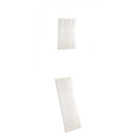 2pcs Home Front French Door Window Curtain Panel w Tieback Light Filtering