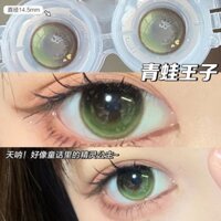 2pcs Liên Hệ Kính Áp Tròng, Kính Áp Tròng Màu Xanh Lá Cây