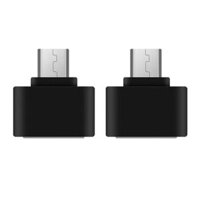 2Pcs Micro USB 2.0  OTG Converter Hub Adapter For Laptop PC Android