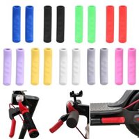 2PCS Phanh tay cầm cần bao gồm Vỏ tay cầm chống động cơ chống phanh Silicone Bãi đậu xe phanh cho Xiaomi M365 SCOOTER Color Black - Màu trắng - đơn