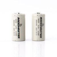 2Pcs RadioMaster 3.7V 900mah 18350 Rechargeable Lithium Battery Pack for Zorro Radio Transmitter