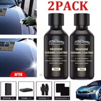 2pcs Rayhong Automotive Graphene Ceramic Coating Coating Agent 70ml Set