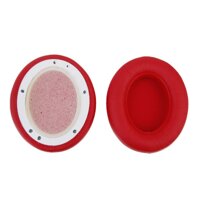 2Pcs Replace Ear Cushions Pads For Beats By Dr Dre Studio 2.0 Wireless Headphone - Red