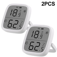 2Pcs SONOFF SNZB-02D LCD Smart Temperature Humidity Sensor APP Real-time Monitoring Work with ZB Bridge-P/ ZB Dongle/ NS