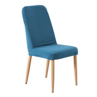 2Pcs/set Dining Chair Covers Elastic Chair Seat Protector Stretch Slipcover For Dining Room Wedding Banquet Party Hotel