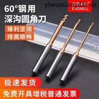 2r0.1 Đường kính nhỏ 11r0.1 Hợp kim 3r0 Dao phay mũi tròn. Cắt 1 Lớp phủ Rãnh sâu. Chiều dài 5r0