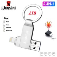 2tb 4 in1OTG USB3.0 đĩa flash loại c 1TB Pendrive 512G ổ flash cho iPh / one Android PC