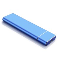 2TB External Hard Drive - Slim Portable HDD USB 3.0 for PC, Mac, Laptop, PS4, Xbox one and Chromebook, 3 Year Warranty (2TB, Blue)