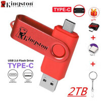 2tb USB 3in1 Flash OTG Pen Drive 16GB 32GB USB Memory Stick 64GB Xoay Flash Drive cho Android Micro / PC / Type C USB Pen Drive