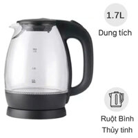 2TGD395 Ấm Điện Đun Nước Bằng Thủy Tinh Lock&Lock EJK432