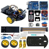 2wd 4WD STM32 Động cơ theo dõi tránh ô tô thông minh Robot khung gầm ô tô Bộ theo dõi siêu âm tránh chướng ngại vật