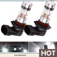 2x 9005 HB3 6000K 100W 2323 Đèn LED Máy Chiếu Sương Mù Bóng Đèn Trắng