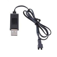 2X Black 3.7V USB Battery Charger Cable Cords for  Remote Control Car Robot