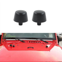 2x Cao Su Ốp Lưng Đệm Hood Chặn Cho 2007-2017 Jeep Wrangler JK 55395650Quảng CÁO