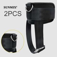 2x Dây đeo mắt cá chân cho quả tạ Dây kháng lực Huấn luyện nhẹ Nẹp Cung cấp Vòng bít mắt cá chân có thể điều chỉnh cho tập luyện Glute