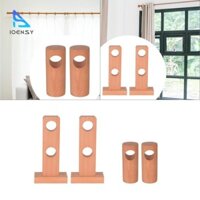 2x Giá đỡ thanh treo rèm Hỗ trợ chân đế cực La Mã Hỗ trợ đầu tủ quần áo cho phòng ngủ Phòng khách