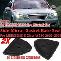 2x Gương Chiếu Hậu Đế Đệm Cho Xe Mercedes W220 S350 S430 S500 2000-2006 2208110298 Xe Bên Cửa Cánh Gương Đế Đệm Con Dấu