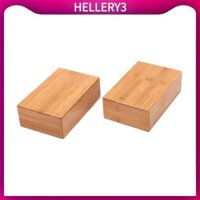 2x Khối tập Yoga tre Gạch tập Yoga Đạo cụ tập Yoga cho cơ thể tập thể dục