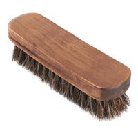 2x Long Wood Handle Horse  Hair Brush  Buffing Shoe Brush