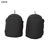 2x Miếng đệm đầu gối bằng vải Oxford Miếng đệm gối W / Đệm xốp mềm dày Chống trượt Chống mài mòn Bảo vệ đầu gối chuyên nghiệp cho sàn