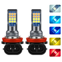 2x MỚI Hai Màu H11 H8 9006 HB4 HB3 H16 H10 PSX24W PSX26W P13W Bóng Đèn Sương Mù Ô Tô Lái Xe Ngày Chạy Ánh Sáng Trắng Vàng Xanh