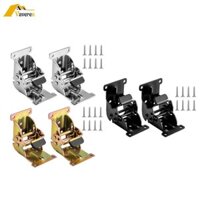 2x Nội Thất Chân Bản Lề Phụ Kiện Gấp 0-90-180 Độ Lắp Ráp Đơn Giản Đa Năng Khóa Mở Rộng Hỗ Trợ Tự Khóa