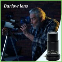 2x Ống kính Barlow 1.25 Kính viễn vọng Achromatic Thị kính 1,25 inch Ống kính Barlow Bộ lọc mặt trăng kim loại Giao diện kết nối jinxusw1vn
