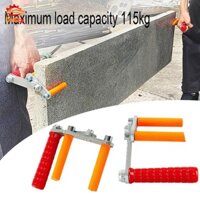 2x Tàu sân bay vách thạch cao Kẹp cầm thoải mái Tải 115kg cho xưởng công nghiệp Tấm ván ép di chuyển bằng đá cẩm thạch