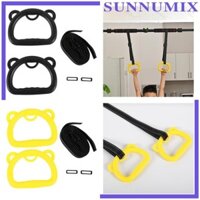 2x Trẻ Em Trong Nhà Tập Gymnastic Nhẫn Với Thiết Bị Webbing Dây Đeo Có Thể Điều Chỉnh Khóa Tập Gym Treo Nhẫn Cho Công Viên Tập Luyện Văn Phòng Tập Thể Dục