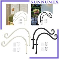 2x Treo Cây Móc Treo Tường Hoa Giỏ Đựng Sắt Chịu Lực Cao Cấp Ngoài Trời Treo Chân Đế Cho Đèn Lồng Người Trồng