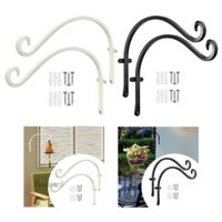 2x Treo Cây Móc Treo Tường Hoa Giỏ Đựng Sắt Chịu Lực Cao Cấp Ngoài Trời Treo Chân Đế Cho Đèn Lồng Người Trồng