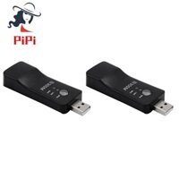 2x USB TV WiFi Dongle Adapter 300Mbps Bộ Thu Không Dây Đa Năng RJ45 WPS Cho Samsung LG Sony Smart TV