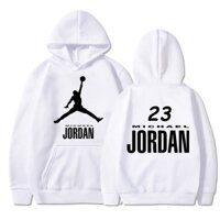 3-14 Tuổi Trẻ Em Trẻ Em Mùa Đông Áo Len Có Mũ Trùm Đầu Jordan Hàng Ngày Áo Khoác Thoải Mái Ấm Áp AJ JF-AJ-1