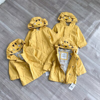 (3-6m/8kg) Áo khoác chống nước george màu vàng Raincoat