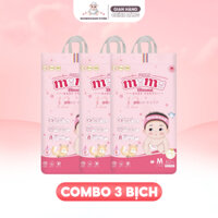 [3 BỊCH] Tã Bỉm Dán Quần MOMO DIAMOND Chống Hăm, Siêu Thông Thoáng