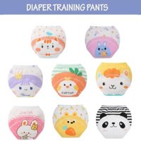 3 Cái / bộ Quần Tập Luyện Cho Bé Tập Luyện Quần Cotton Có Thể Tái Sử Dụng, Tã Trẻ Sơ Sinh 6 Lớp, Chống Thấm Nước