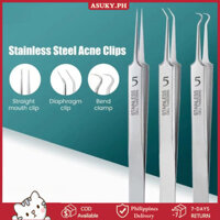 3 Cái / hộp Nhíp Hỗ trợ giảm mụn Bằng Thép Không Gỉ Siêu Mịn Đầu Đen Tẩy Mụn Kẹp Mặt Dụng Cụ Chăm Sóc Da