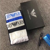 [3 Cái + Hộp] Quần Lót Nam Thoải Mái Thoáng Khí Quần Đùi Boxer Lưới Quần Đùi Quần Lót Nam Quần Lót Bé Trai