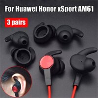 3 Cặp Tai Nghe Nhét Tai Đầu Ốp Lưng Silicone Eartips Cho Huawei Honor Xsport AM61 Tai Nghe Bluetooth