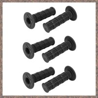 3 Cặp Tay Cầm Xe Máy Tay Cầm Tay Cầm Xe Máy Quad 24 Mm Motocross Đen