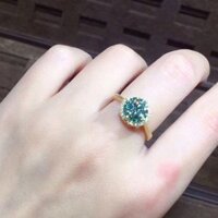 3 Carat Dây Chuyền Mặt Đá Quý Kim Cương Đá Zircon Pha Lê Bộ Trang Sức Nhẫn Cho Nữ Trang Sức Pt950 Màu Bạc Vàng Trắng