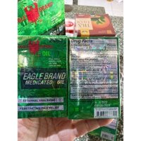 3 chai dầu xanh 24ml  Singapore 2 nắp thơm nóng ( chính hãng)