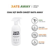 3 Chai xịt đuổi chuột cho ô tô RATS AWAY 500ml - Siêu tiết kiệm